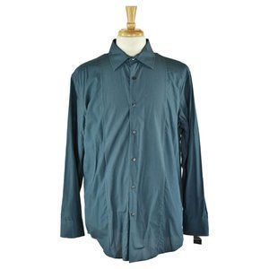 Alfani Button Down Shirt LG Blue